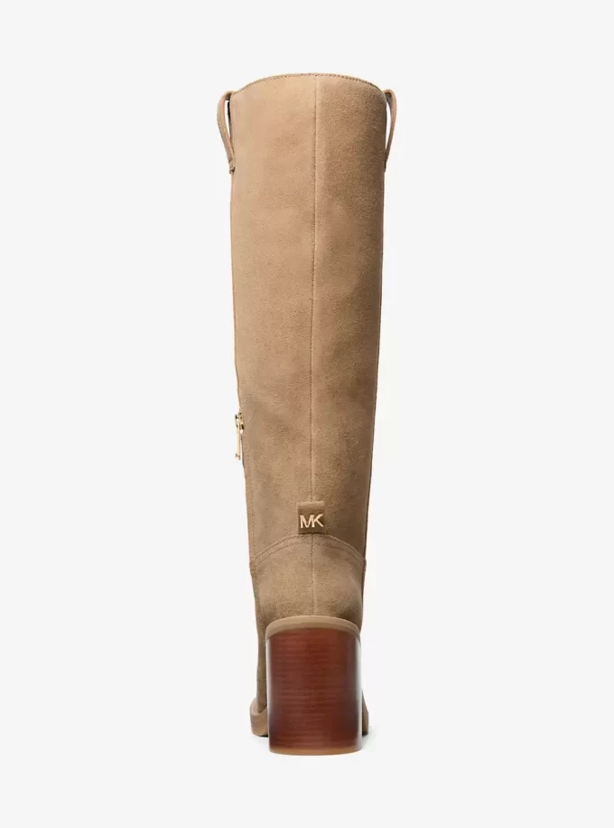 Houston Suede Block Heel Boot