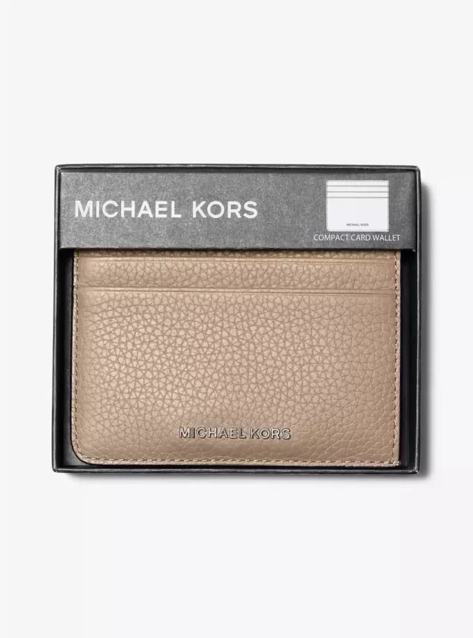 Hudson Pebbled Leather Card Case