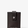 Hudson Pebbled Leather Snap Card Case