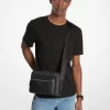 Hudson Textured and Signature Logo Camera Crossbody Bag
