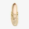 Indy Flex Crackled Metallic Leather Ballet Flat