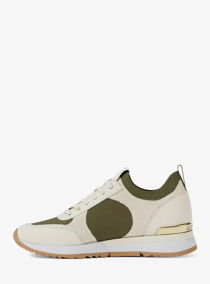 Jenkins Two-Tone Stretch Knit Trainer