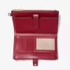 Jet Set Large Ombré Signature Logo Wristlet