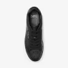 Keating Logo and Leather Sneaker