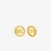 Large Logo Charm Stud Earrings