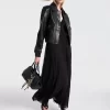 Leather Blouson Jacket
