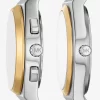 Mini Empire Pavé Gold-Tone Bangle Watch
