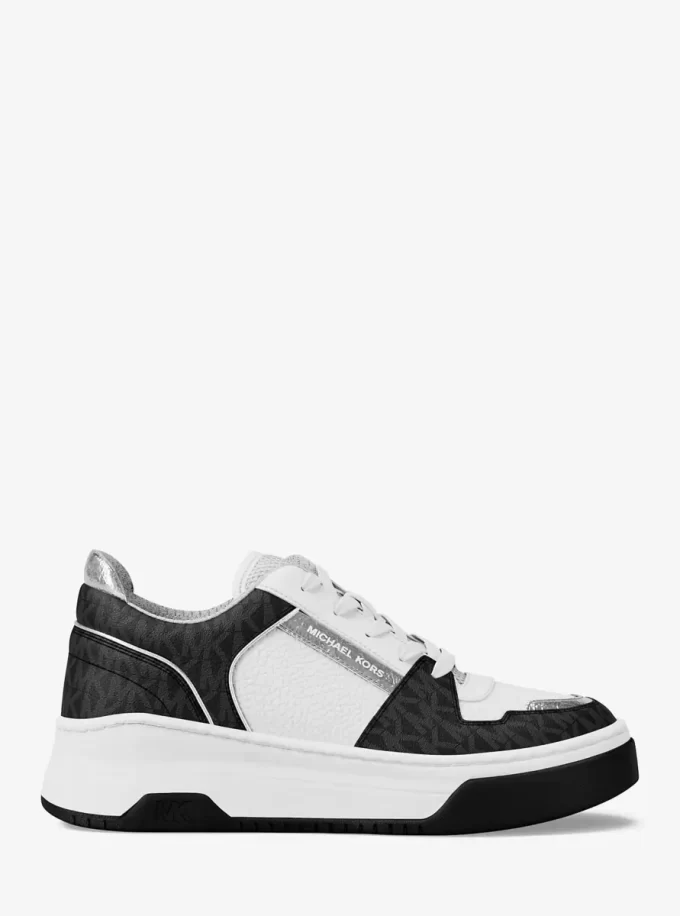 Lexi Mixed-Media Sneaker