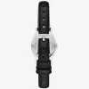 Limited-Edition Petite Maude Silver-Tone and Crocodile Embossed Leather Watch