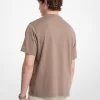 Logo Embossed Cotton Jersey T-Shirt