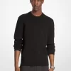 Logo Jacquard Cotton Sweater