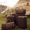 Bedford Travel Extra-Large Signature Logo Stripe Weekender Bag Bedford Travel Extra-Large Signature Logo Stripe Weekender Bag