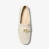 Mandy Leather and Signature Logo Moccasin Loafer