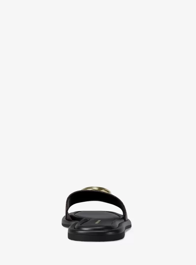 Milan Signature Logo Slide Sandal