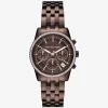 Mini Bryant Pavé Brown-Tone Watch