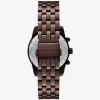 Mini Bryant Pavé Brown-Tone Watch