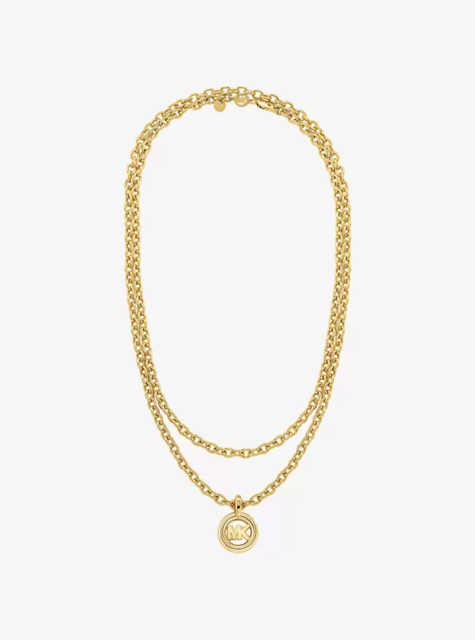 MK Pop Charm Chain-Link Necklace MK Pop Charm Chain-Link Necklace