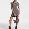 Colby Medium MK2000 Logo Jacquard Shoulder Bag