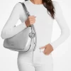 Nolita Medium Metallic Pebbled Leather Shoulder Bag