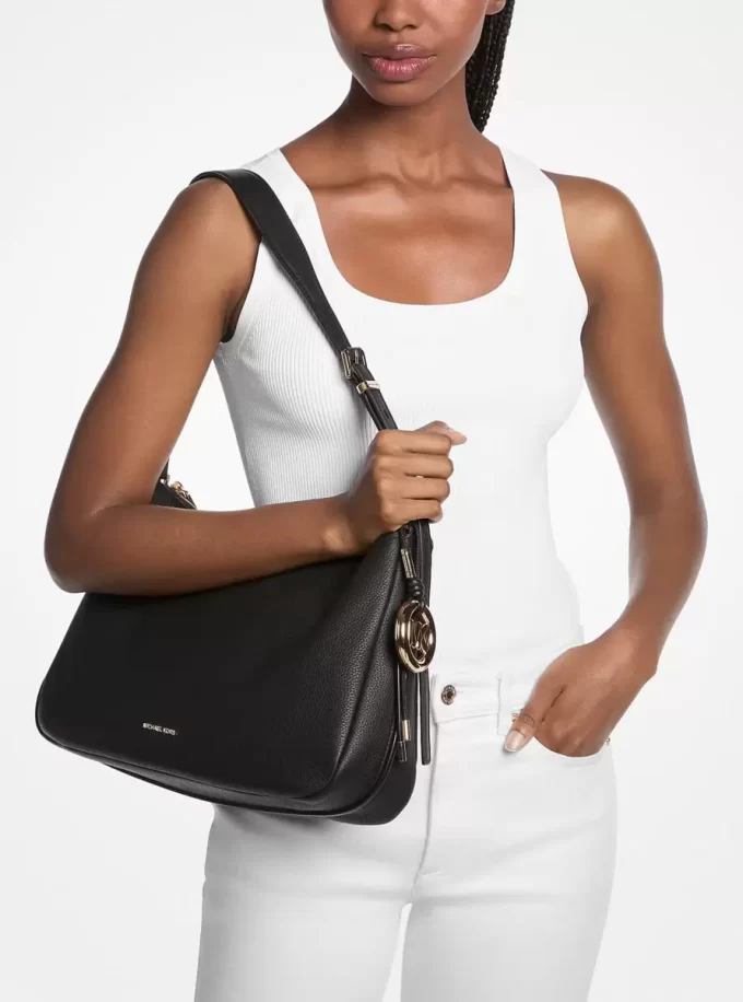 Nolita Medium Pebbled Leather Shoulder Bag