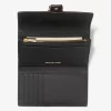 Nolita Medium Pebbled Leather Tri-Fold Wallet