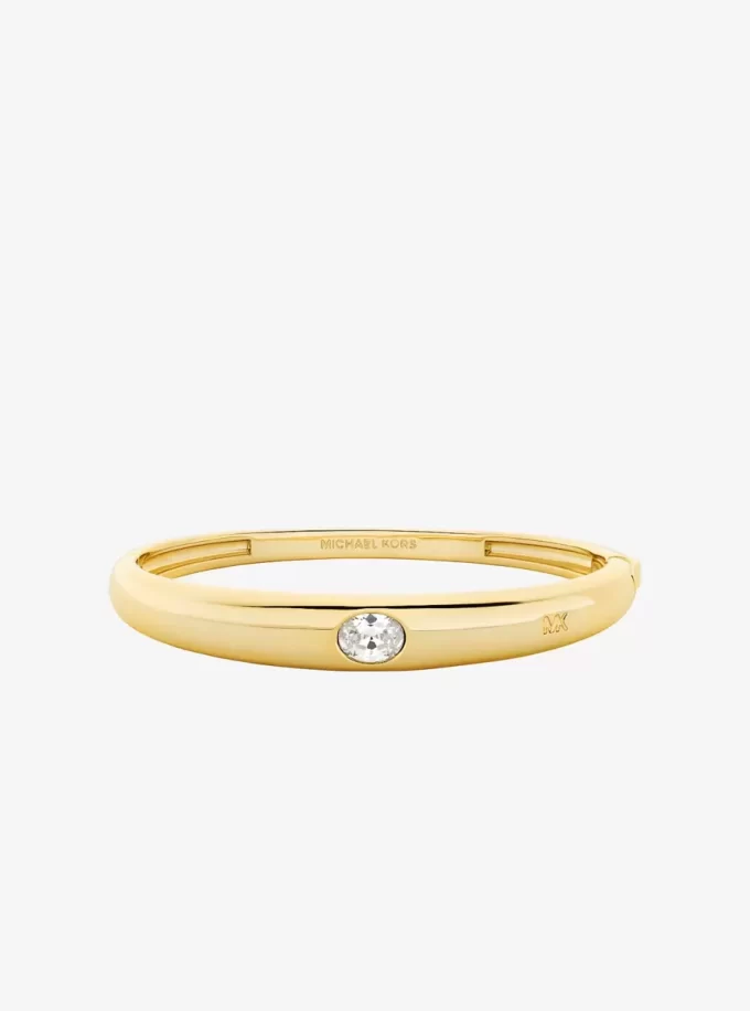 Oval Stone Bangle