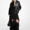 Oversized Leather Blouson Jacket