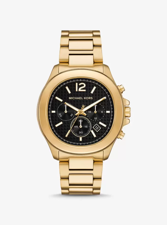 Oversized Sage Gold-Tone Watch Oversized Sage Gold-Tone Watch