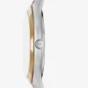 Oversized Slim Runway Two-Tone Watch