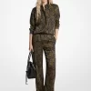 Paisley Print Satin Pajama Pants Paisley Print Satin Pajama Pants