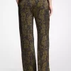 Paisley Print Satin Pajama Pants Paisley Print Satin Pajama Pants