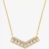 Pavé Chevron Necklace