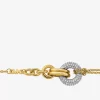 Pavé Interlocking Hoop Bracelet