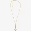 Pavé Interlocking Pendant Necklace