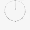 Pavé Precious Metal-Plated Sterling Silver Necklace