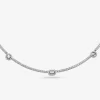 Pavé Precious Metal-Plated Sterling Silver Necklace