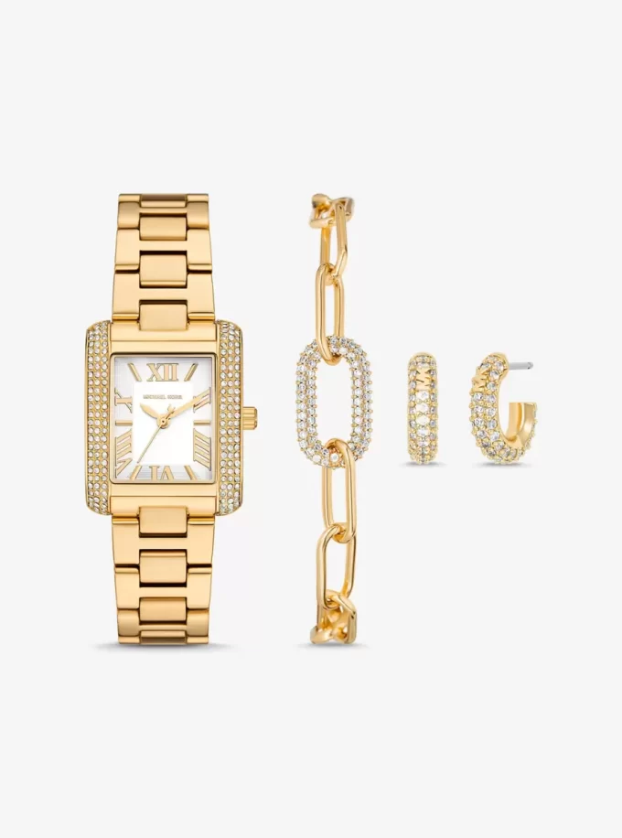 Petite Emery Gold-Tone Watch and Jewelry Gift Set Petite Emery Gold-Tone Watch and Jewelry Gift Set