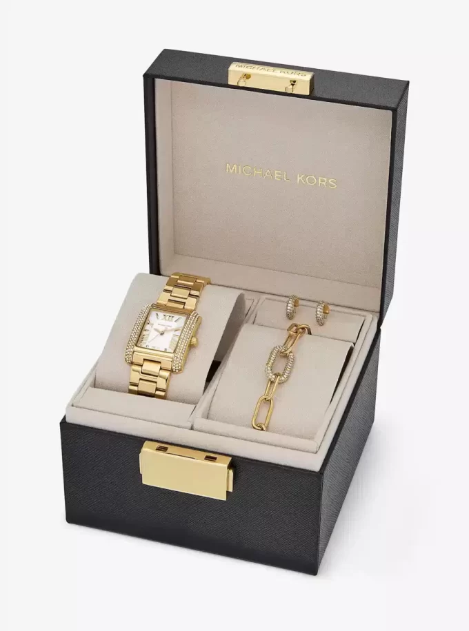 Petite Emery Gold-Tone Watch and Jewelry Gift Set Petite Emery Gold-Tone Watch and Jewelry Gift Set