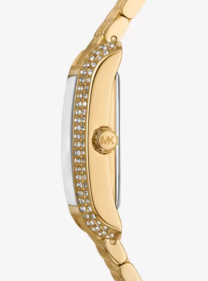 Petite Emery Pavé Gold-Tone Watch Petite Emery Pavé Gold-Tone Watch