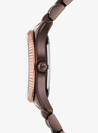 Petite Lexington Pavé Espresso-Tone Watch