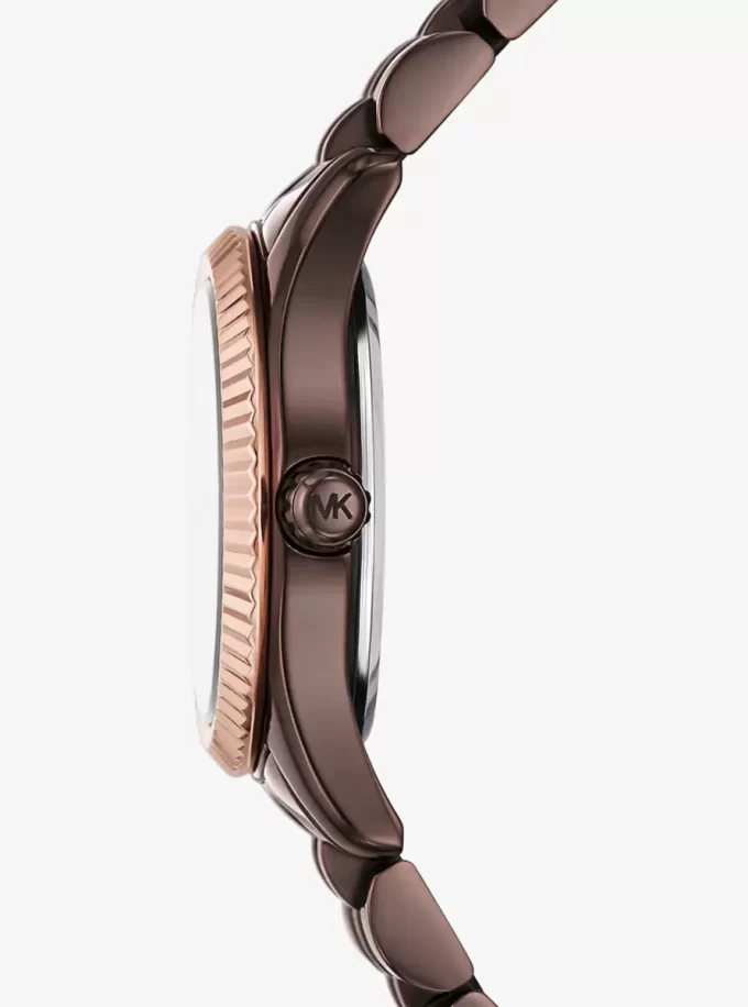 Petite Lexington Pavé Espresso-Tone Watch Petite Lexington Pavé Espresso-Tone Watch