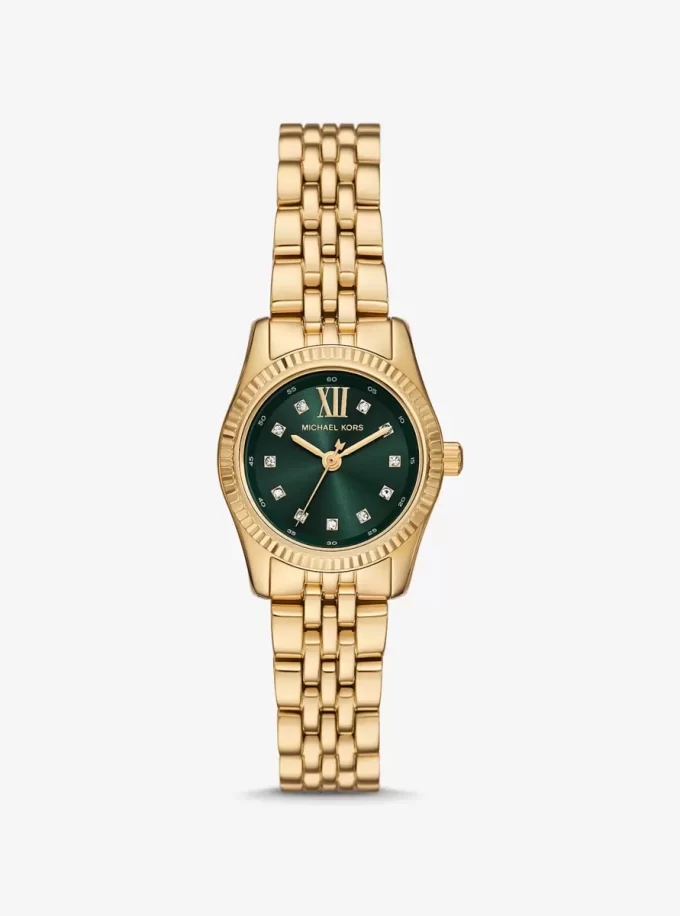 Petite Lexington Pavé Gold-Tone Watch Petite Lexington Pavé Gold-Tone Watch