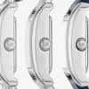 Petite Monroe Silver-Tone and Crocodile-Embossed Leather Watch Strap Set Petite Monroe Silver-Tone and Crocodile-Embossed Leather Watch Strap Set