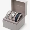 Petite Monroe Silver-Tone and Crocodile-Embossed Leather Watch Strap Set Petite Monroe Silver-Tone and Crocodile-Embossed Leather Watch Strap Set