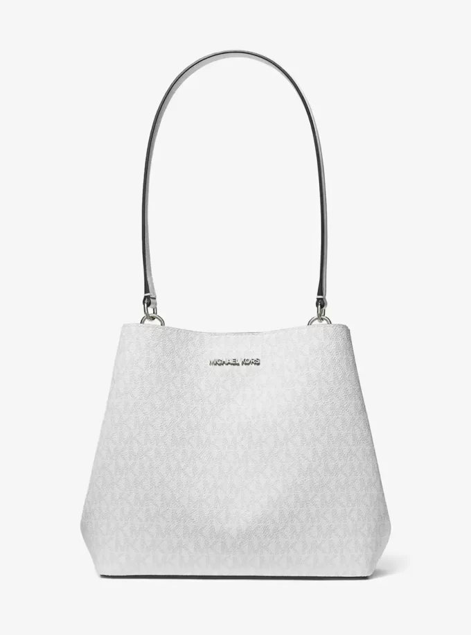 Pratt Medium Signature Logo Shoulder Bag Pratt Medium Signature Logo Shoulder Bag