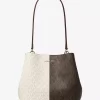 Pratt Medium Two-Tone Signature Logo Shoulder Bag Pratt Medium Two-Tone Signature Logo Shoulder Bag