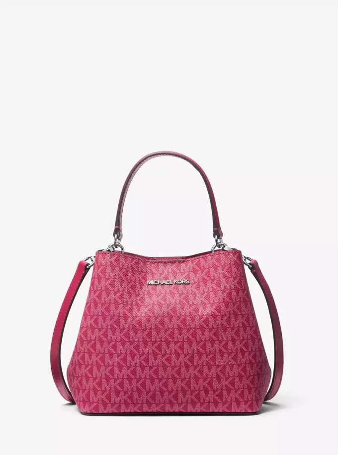 Pratt Small Signature Logo Convertible Shoulder Bag Pratt Small Signature Logo Convertible Shoulder Bag