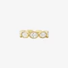 Precious Metal-Plated Cubic Zirconia Tennis Ring Precious Metal-Plated Cubic Zirconia Tennis Ring