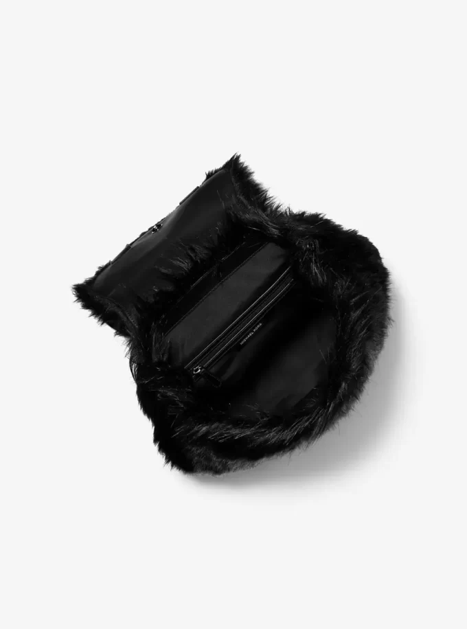 Quinn Medium Faux Fur Backpack