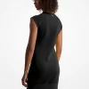 Raglan Sleeve Logo Jacquard Sweater Dress